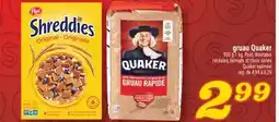 Marché Richelieu GRUAU QUAKER | QUAKER OATMEAL offer