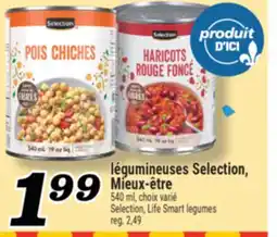 Marché Richelieu LÉGUMINEUSES SELECTION, MIEUX‑ÊTRE | SELECTION, LIFE SMART LEGUMES offer