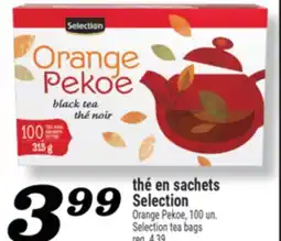 Marché Richelieu THÉ EN SACHETS SELECTION | SELECTION TEA BAGS offer