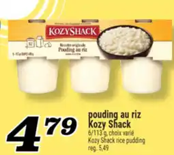 Marché Richelieu POUDING AU RIZ KOZY SHACK | KOZY SHACK RICE PUDDING offer