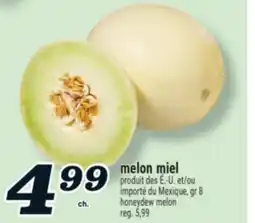 Marché Richelieu MELON MIEL | HONEYDEW MELON offer