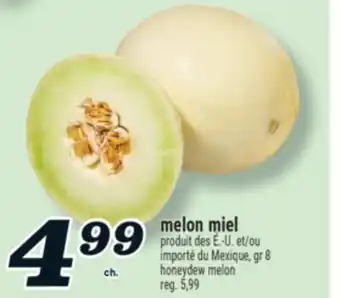 Marché Richelieu MELON MIEL | HONEYDEW MELON offer