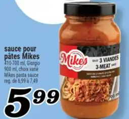 Marché Richelieu SAUCE POUR PÂTES MIKES | MIKES PASTA SAUCE offer
