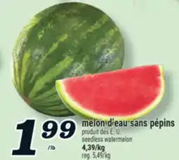 Marché Richelieu Melon d'eau sans pépins | seedless watermelon offer