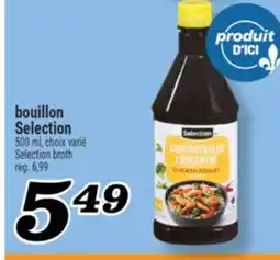 Marché Richelieu BOUILLON SELECTION | SELECTION BROTH offer