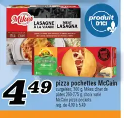 Marché Richelieu PIZZA POCHETTES MCCAIN | MCCAIN PIZZA POCKETS offer