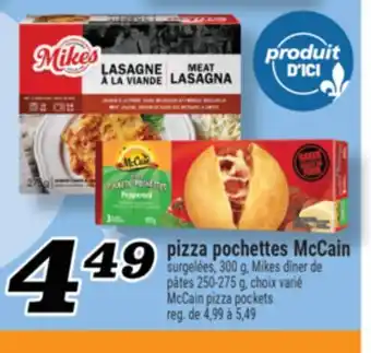 Marché Richelieu PIZZA POCHETTES MCCAIN | MCCAIN PIZZA POCKETS offer