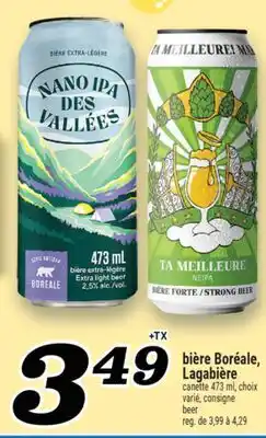 Marché Richelieu BIÈRE BORÉALE, LAGABIÈRE | BORÉALE, LAGABIÈRE BEER offer