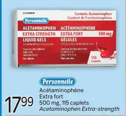Brunet PERSONNELLE Acétaminophène Extra fort 500 mg offer