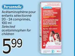 Brunet Personnelle Acétaminophène pour enfants sélectionné offer