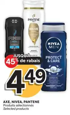 Brunet AXE, NIVEA, PANTENE Produits sélectionnés offer