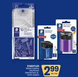 Jean Coutu STAEDTLER Selected back-to-school supplies offer