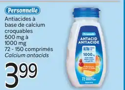 Brunet PERSONNELLE Antiacides à base de calcium croquables 500 mg à 1000 mg offer