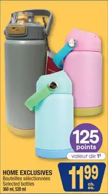 Jean Coutu HOME EXCLUSIVES Selected bottles offer