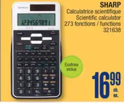Jean Coutu SHARP Scientific calculator offer