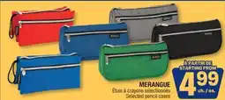 Jean Coutu MERANGUE Selected pencil cases offer