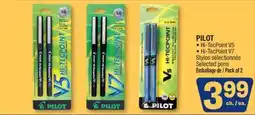 Jean Coutu PILOT Selected pens offer