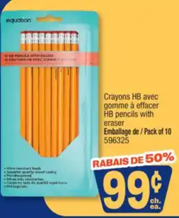 Jean Coutu EQUATION HB PENCILS WITH ERASER offer