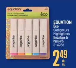 Jean Coutu EQUATION Éco Highlighters offer