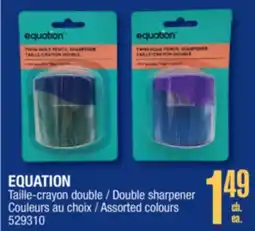 Jean Coutu EQUATION Double sharpener offer