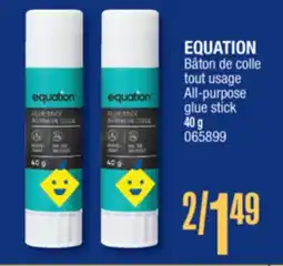 Jean Coutu EQUATION All-purpose glue stick offer