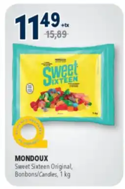 Familiprix MONDOUX, Sweet Sixteen Original, Candies, 1 kg offer