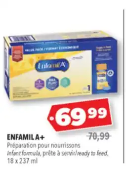 Familiprix ENFAMIL A+, Infant formula ready to feed, 18 x 237 ml offer