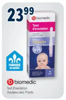 Familiprix biomedic Ovulation test, 9 tests offer