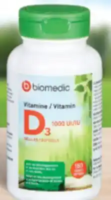 Familiprix Vitamin D3, 1000 UI/IU, softgels offer