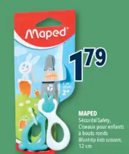 Familiprix MAPED, Blunt-tip kids scissors, 12cm offer