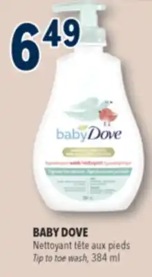 Familiprix BABY DOVE, Tip to toe wash, 384 ml offer