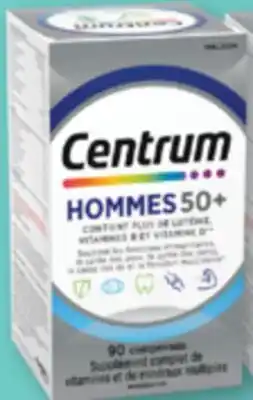 Familiprix Centrum Men 50+ complete multivitamin and multimineral supplement tablets 90un offer