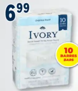Familiprix Ivory Original scent gentle bar soap 10X90g offer