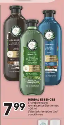 Brunet HERBAL ESSENCES Shampooings et revitalisants sélectionnés offer