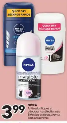 Brunet NIVEA Antisudorifiques et déodorants sélectionnés offer