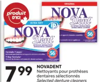 Brunet NOVADENT Nettoyants pour prothèses dentaires sélectionnés offer