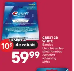 Brunet CREST 3D WHITE Bandes blanchissantes sélectionnées offer