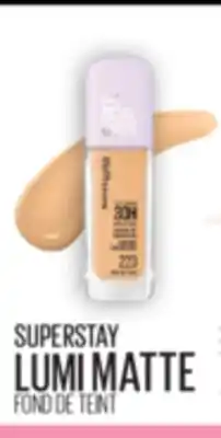 Brunet MAYBELLINE NEW YORK SUPERSTAY LUMI MATTE FOND DE TEINT Produits sélectionnés offer