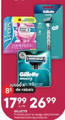 Brunet GILLETTE Produits pour le rasage sélectionnés offer