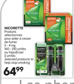 Brunet NICORETTE Produits sélectionnés pour aider à cesser de fumer offer