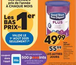 Brunet BON DÉPART Préparations pour nourrissons sélectionnées offer