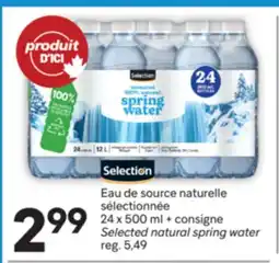 Brunet SELECTION Eau de source naturelle sélectionnée offer