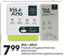 Brunet IRIS + ARLO Produits d'hygiène féminine sélectionnés offer