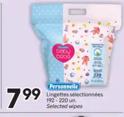 Brunet PERSONNELLE Lingettes sélectionnées offer
