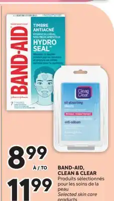 Brunet BAND-AID, CLEAN & CLEAR Produits sélectionnés pour les soins de la peau offer