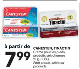 Brunet CANESTEN, TINACTIN Crème pour les pieds, produits sélectionnés offer