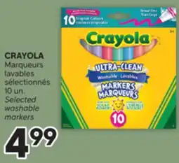 Brunet CRAYOLA Marqueurs lavables sélectionnés offer