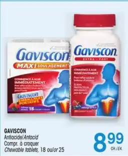 Uniprix GAVISCON Antiacide/Antacid Compr. à croquer/Chewable tablets offer