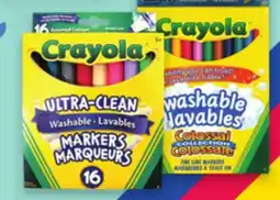 Uniprix CRAYOLA Marqueurs lavables à trait fin/Washable fine line markers offer