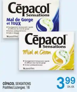 Uniprix CÉPACOL SENSATIONS Pastilles/Lozenges offer